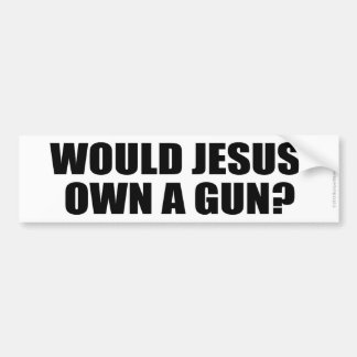 JÉSUS POSSÉDERAIT-IL UNE ARME À FEU ? autocollant