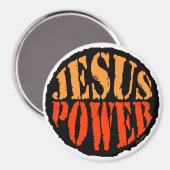 Jesus Power Magneet (Voorkant / Achterkant)