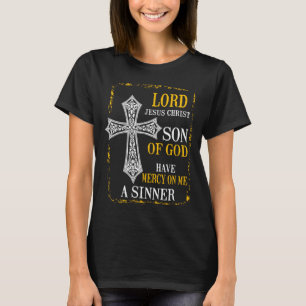 Jesus Prayer Eastern Orthodox en katholieke Christ T-shirt