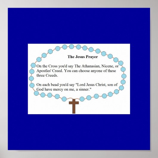 Jesus Prayer Poster (Voorkant)