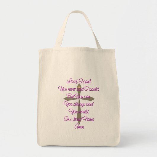 Jesus Prayer Tote Bag (Voorkant)