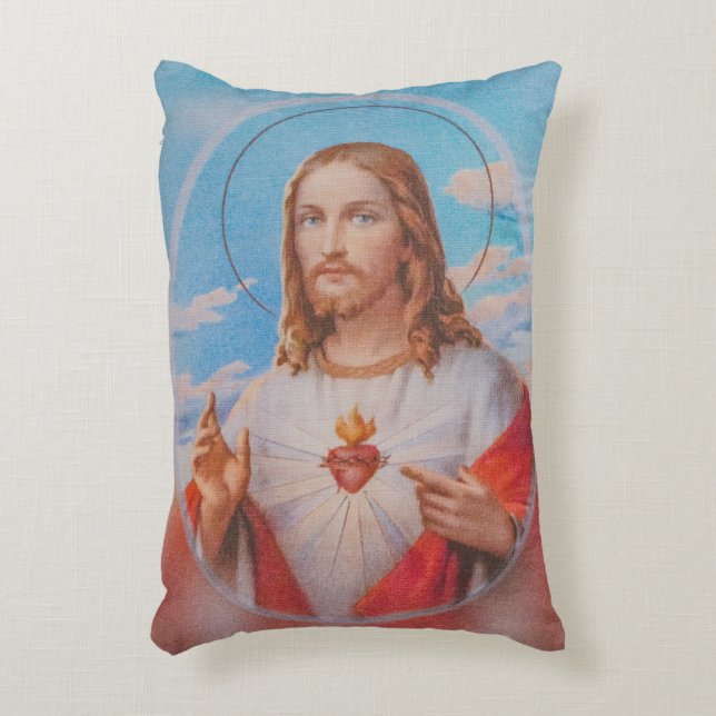 Jesus prayer traditional pillow accent kussen (Voorkant(Verticaal))