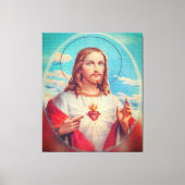 Jesus Prayer wall tapestry Canvas Afdruk (Voorkant)