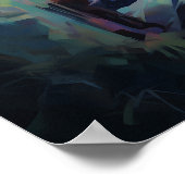 Jesus Praying Art Poster (Hoek)