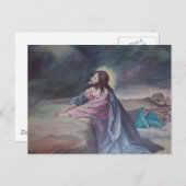 Jesus Praying at Gethsemane Briefkaart (Voorkant / Achterkant)