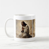Jésus priant la Mug au café (Gauche)