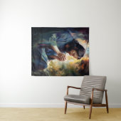 Jésus priant Tapisserie d'art (En situation (horizontale))