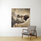 Jésus priant Tapisserie d'art (En situation (horizontale))