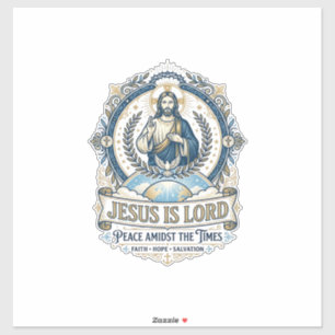Jesus Profetie Eschatologie Vintage T-shirt Christ Sticker