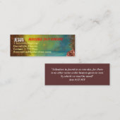 Jesus Profile Card Mini Visitekaartje (Voorkant / Achterkant)