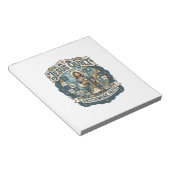 Jesus Quilt Patchwork Geloof Jesus Quilt Patchwork Notitieblok (Schuin)