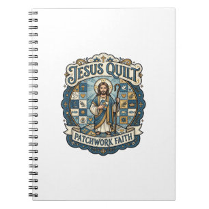 Jesus Quilt Patchwork Geloof Jesus Quilt Patchwork Notitieboek