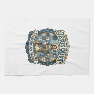 Jesus Quilt Patchwork Geloof Jesus Quilt Patchwork Theedoek