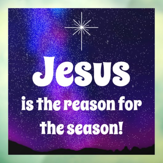 Jesus Raamsticker (Vel 3)