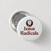 Jesus Radicals Ronde Button 3,2 Cm (Voorkant /achterkant)