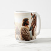 Jésus réconfortant un cheval dans la Mug du Ciel (Devant droit)
