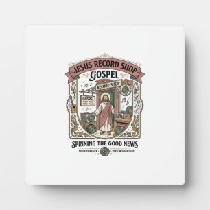 Jesus Record Shop Gospel Jesus Record Shop Christe Fotoplaat