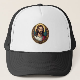 Jesus Redeemer Seal Vintage Engraving Tee Trucker Pet