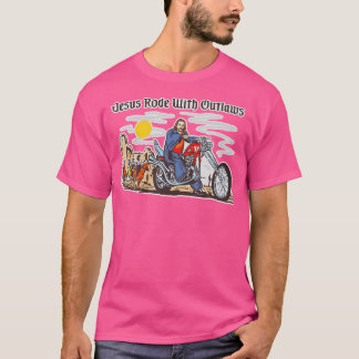 Jesus reden met Outlaws Christelijk Cowboy Cowgirl T-shirt