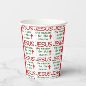 JESUS Reden voor seizoen Papieren Bekers (Achterkant)