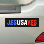Jesus redt bumperstickers (Op auto)