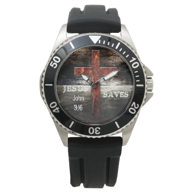 Jesus redt Mannen Horloge (Voorkant)