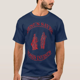 Jesus redt Moses Invests T-shirt