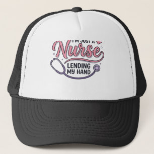 Jesus redt Nurse Faith Shirt Design_1 Trucker Pet