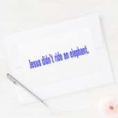 Jesus Reed Geen Olifant Sticker (Envelop)