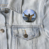 Jesus Reigns Ronde Button 5,7 Cm (In situ)