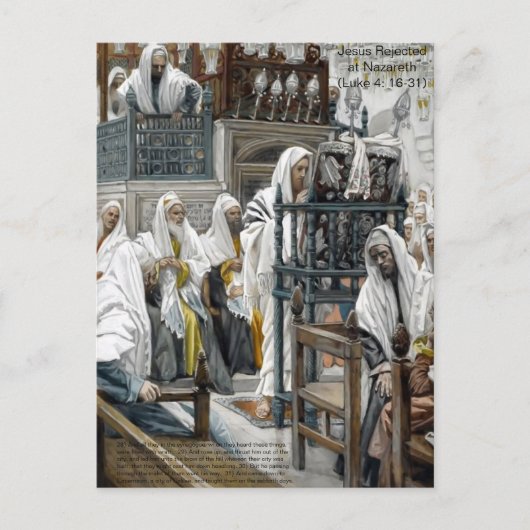 Jésus Rejeté à la carte postale Nazareth (Devant)