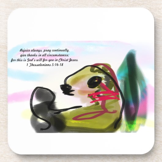 jesus rejoy bier onderzetter (Voorkant)