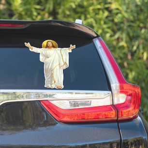 JESUS Religieus op maat gesneden vinyl Sticker