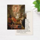Jesus Resurrection Funeral Prayer Holy Card (Bureau)