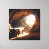 Jesus Resurrection Versie 1 Canvas Afbeelding (Voorkant)