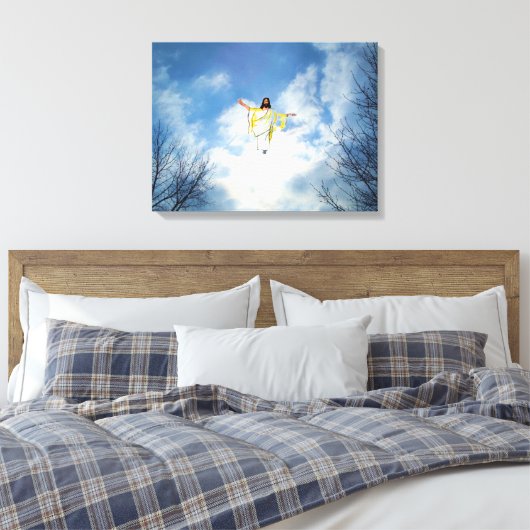 JESUS RETURNS CANVAS AFDRUK (Insitu (Slaapkamer))