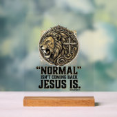Jésus Revient Croix Lion Chemise Chrétienne (Neutre)