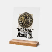 Jésus Revient Croix Lion Chemise Chrétienne (Angle)