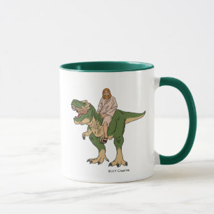 Jesus Riding T-Rex Mok