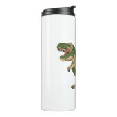 Jesus Riding T-Rex Thermosbeker (Gedraaid links)