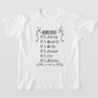 JESUS ROCK. T-SHIRT