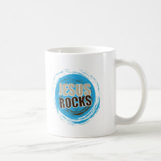 Jesus Rocks 4 Blue & choc Koffiemok