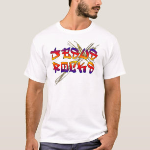 Jesus Rocks Christelijk T-shirt
