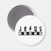 Jesus Rocks Magneet (Voorkant / Achterkant)