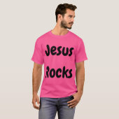 Jesus Rocks T-shirt (Voorkant volledig)