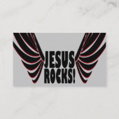 Jesus Rocks Visitekaartje (Achterkant)