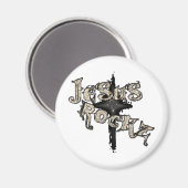 Jesus Rockz Christelijk Magneet (Voorkant / Achterkant)