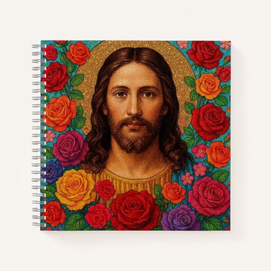 Jesus Roses Notebook. Notitieboek (Voorkant)