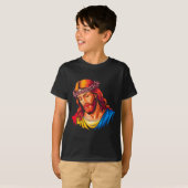 Jesus Rtrait Art Christian Religious T-shirt (Voorkant volledig)