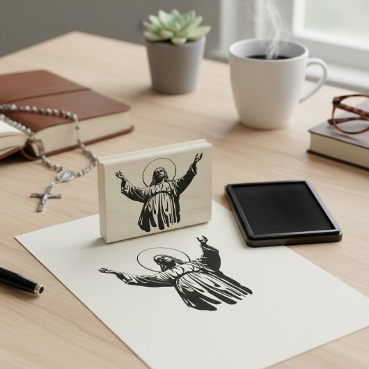 Jesus Rubber Stamp Rubberstempel
